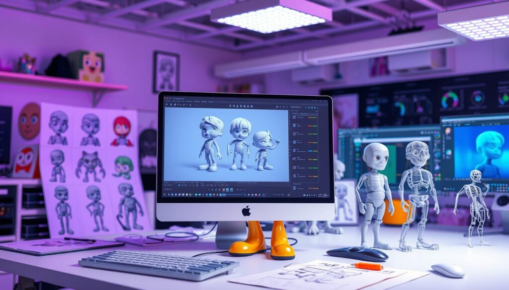 Etapas de Produção de Mascote e Avatar 3D